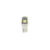 Bec Hyper-Led15 - 5SMD 24V pozitie T10 W21x95d 2buc - Alb Garage AutoRide