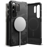 Husa MagSafe pentru Samsung Galaxy S25 Ultra S938, Ringke, Rugged Gear, Camuflaj