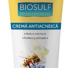 Crema antiacneica cu biosulf,propolis&acid salicilic 50ml ceta