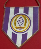 Fanion fotbal - UJPEST DOSZA (Ungaria)-dimensiuni mici 10x8 cm