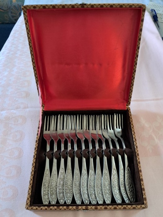 Set de 12 furculițe inox