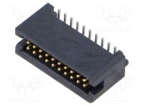 Conector PCB-PCB tată PIN 20 1,27mm TFM aurit SMT 3,7A SAMTEC