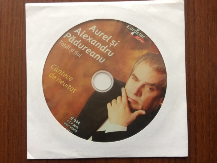 Aurel si Alexandru Padureanu cantece de neuitat cd disc muzica usoara eurostar