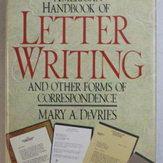 THE NEW AMERICAN HANDBOOK OF LETTER WRITING AND OTHER FORMS OF CORRESPONDENCE by MARY A. DeVRIES , 1988