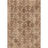 Covor Model Daffi 13121-120, Marime 60 x 110 cm, Bej, Maro, Inaltime Fir 6 mm, Antialergic, Polipropilena, Living, Dormitor, Sufragerie, Birou