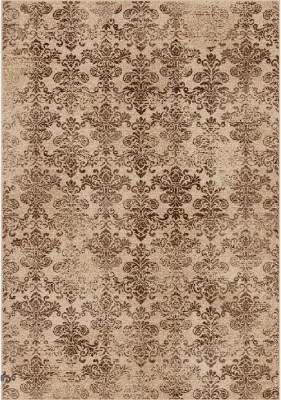 Covor Model Daffi 13121-120, Marime 60 x 110 cm, Bej, Maro, Inaltime Fir 6 mm, Antialergic, Polipropilena, Living, Dormitor, Sufragerie, Birou foto