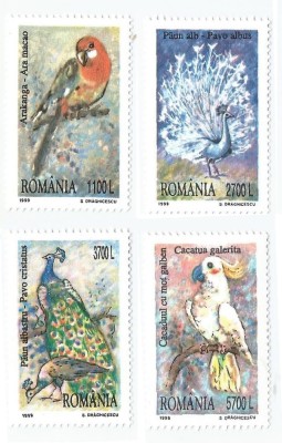 |Romania, LP 1482/1999, Pasari decorative, MNH foto