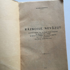 SF. NICODIM AGHIORITUL, RAZBOIUL NEVAZUT. EDITAT DE IEROM. GAVRIIL AGHIORITUL