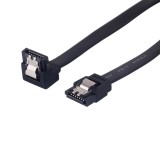 Cablu SATA II Lanberg, 6 Gb/s, 0,3 m, mamă-mamă, drept/&icirc;nclinat