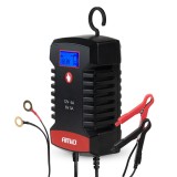 Redresor auto digital AMiO PRO HOOK 6A, 6V/12V, AGM GEL LiFePO4