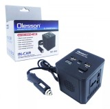 Cumpara ieftin Invertor auto 150W 12/24V Olesson DC la 220V AC cu 2xUSB