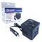 Invertor auto 150W 12/24V Olesson DC la 220V AC cu 2xUSB
