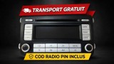 Radio CD VW RCD 300 1K0035186R Grundig Golf 5 Passat B6 + Cod PIN Deblocare Decodare + Transport Gratuit
