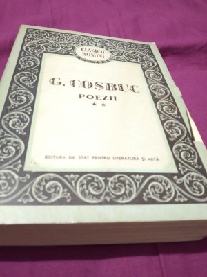 G.COSBUC - POEZII VOL II 1958 /565 PAG foto