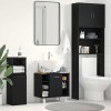 VidaXL Dulap de baie, stejar negru, 60x32x54 cm, lemn prelucrat
