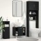 vidaXL Dulap de baie, stejar negru, 60x32x54 cm, lemn prelucrat