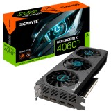 GIGABYTE Video Card NVIDIA GeForce RTX 4060 TI EAGLE OC 8G, GDDR6 8GB/128bit, PCI-E 4.0 x8, 2xHDMI, 2xDP, 1x8-pin, ATX 2-slot, Retail &quot;GV-N406TEAGLE O