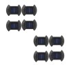 Set 8 lampi LED solare cu lumina bidirectionala pentru garduri, scari exterioare, senzor de lumina calda