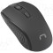 Mouse NATEC wireless USB A optic, 4 butoane, rază 10m, negru ergonomic