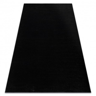 Covor SOFTY culoare, solidă negru, 200x290 cm foto