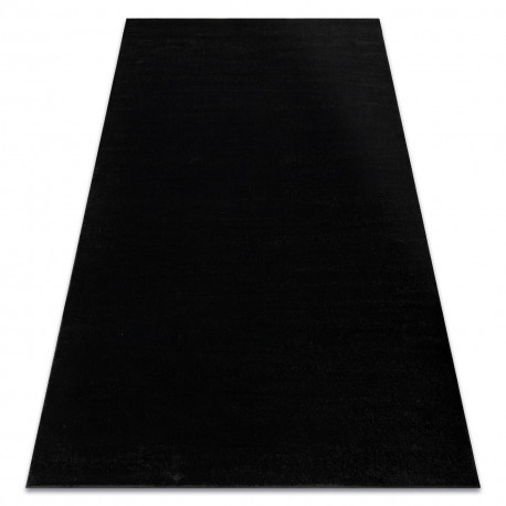 Covor SOFTY culoare, solidă negru, 120x170 cm