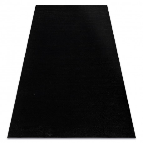 Covor SOFTY culoare, solidă negru, 200x290 cm