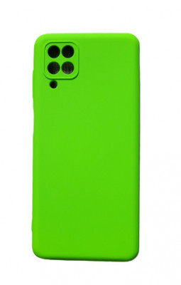 Husa silicon protectie camera pentru Samsung Galaxy A12 Verde Neon foto