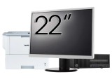 Pachet Calculator Second Hand HP 280 G2 SFF, Intel Pentium G4400 3.30GHz, 8GB DDR4, 500GB HDD, DVD-ROM + Monitor 22&amp;quot; &amp; Imprimanta Brother HL-L630