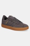 adidas sneakers din piele &icirc;ntoarsă Vl Court 3.0 culoarea gri, IH8910