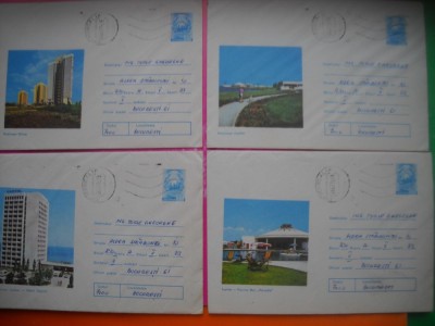 HOPCT PLIC LOT NR 25 -SET 5 PLICURI -STATIUNI PE LITORALUL ROMANESC -ROMANIA foto