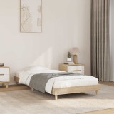 VidaXL Cadru pat fără saltea, stejar sonoma 75x190 cm lemn prelucrat