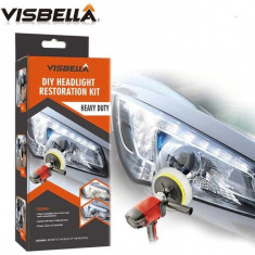 Kit auto Visbella complet pentru restaurare polisare faruri