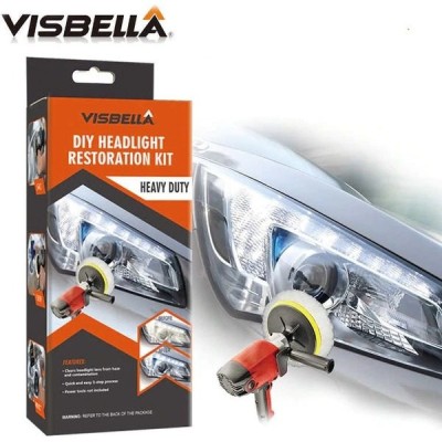 Kit auto Visbella complet pentru restaurare polisare faruri foto