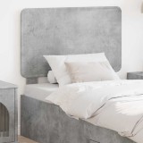 vidaXL Tăblie cap cu headboard Gri din beton 90 cm Lemn compozit 887927