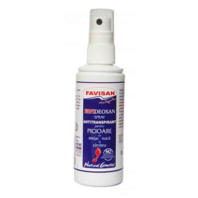 Spray antiperspirant picioare 100ml favisan foto