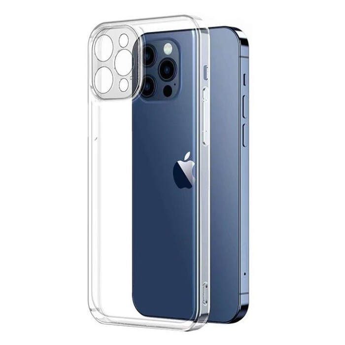 Husa de protectie pentru iphone 14 pro, flippy, space tpu transparenta