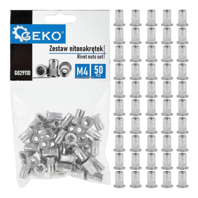 Set pop-nituri M3, 0.5-2 mm, 50 bucati, Geko G02911D foto
