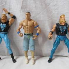 Set 3 figurine Mattel WWE originali