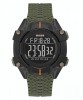 Ceas Barbatesc Guess Rex GW0342G1, Inox 47mm, Curea Silicon, Quartz, Digital, Cristal Mineral, Rezistent Apa 3ATM