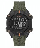 Cumpara ieftin Ceas Barbatesc Guess Rex GW0342G1, Inox 47mm, Curea Silicon, Quartz, Digital, Cristal Mineral, Rezistent Apa 3ATM