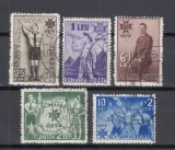 ROMANIA 1935 LP 110 O.E.T.R OFICIUL PENTRU EDUCATIA TINERETULUI ROMAN SERIE STAMPILATA