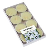 Cumpara ieftin Lumanari tip pastila cu aroma musk,bej,8 bucati set, Oem