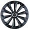 Set 4 capace roti Fame Negru R14 pentru gama auto Audi