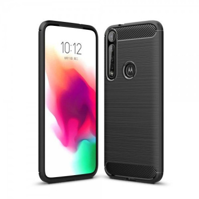 Husa Motorola Moto G8 Plus TPU Neagra foto