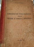 CONSIDERATIUNI FIZICO GEOGRAFICE ASUPRA REGIUNII SI ORASULUI CARANSEBES BANAT!
