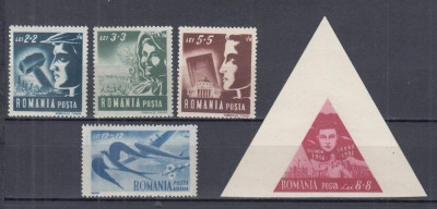 ROMANIA 1948 LP 230 U.T.M. SERIE MNH foto