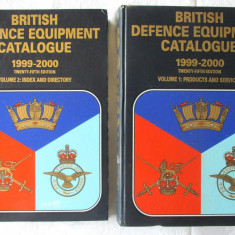 "BRITISH DEFENCE EQUIPMENT CATALOGUE 1999-2000", 2 volume, Editia 25
