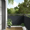 VidaXL Prelată balcon, material textil oxford, 75 x 600 cm, antracit