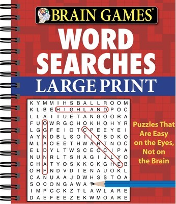 Brain Games Word Searches Large Print foto