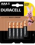 Baterii Duracell Basic R3, AAA alcaline 5buc